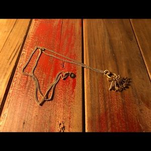 Original Mulberry necklace with logo pendant